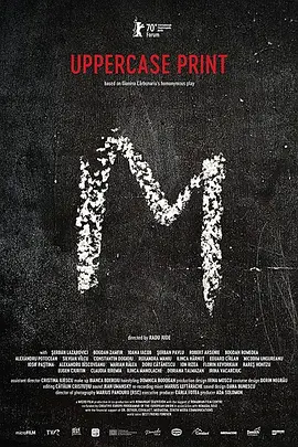 大写的印刷体 [2020][7.2分]