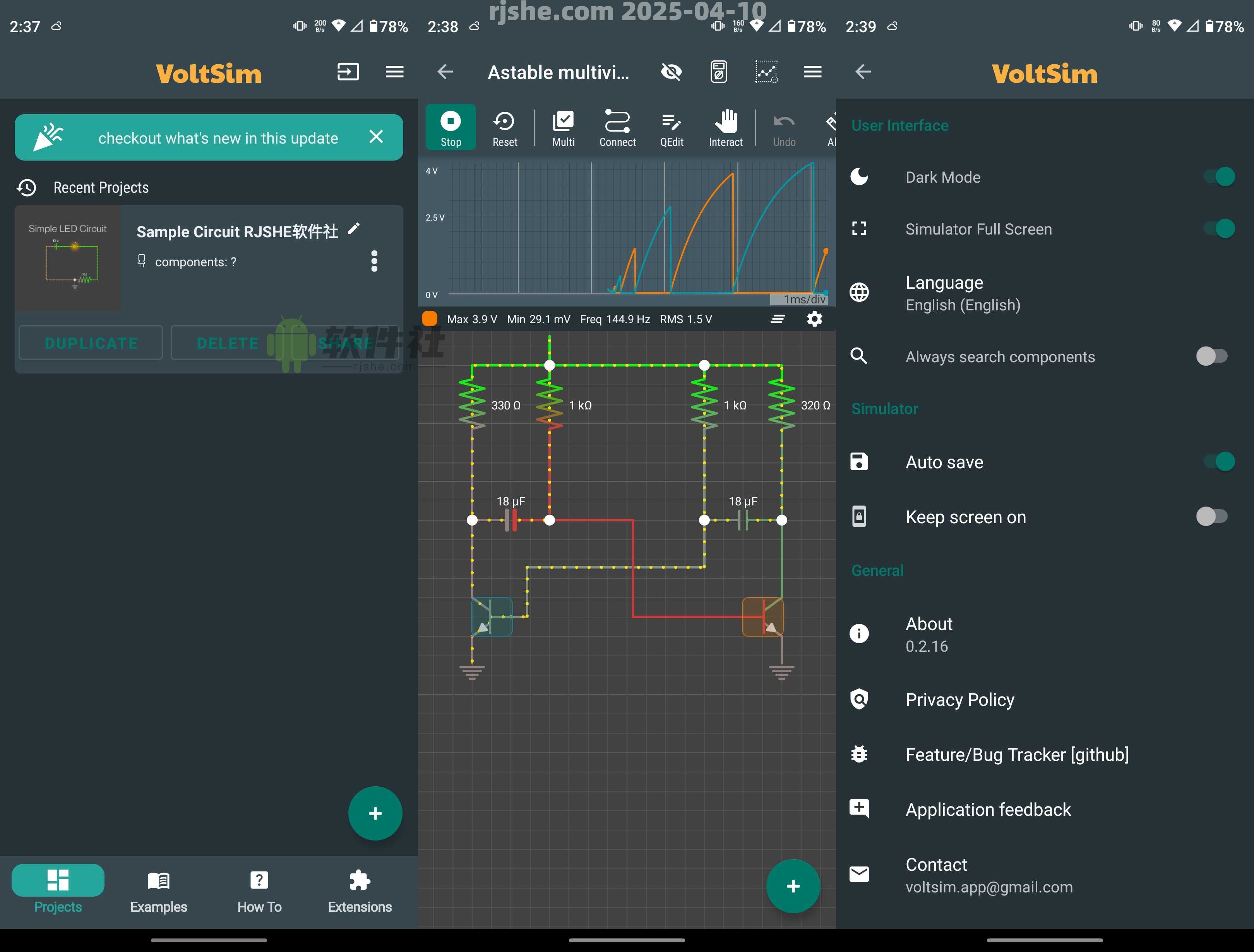 VoltSim(电路模拟) v0.2.16 解锁高级版