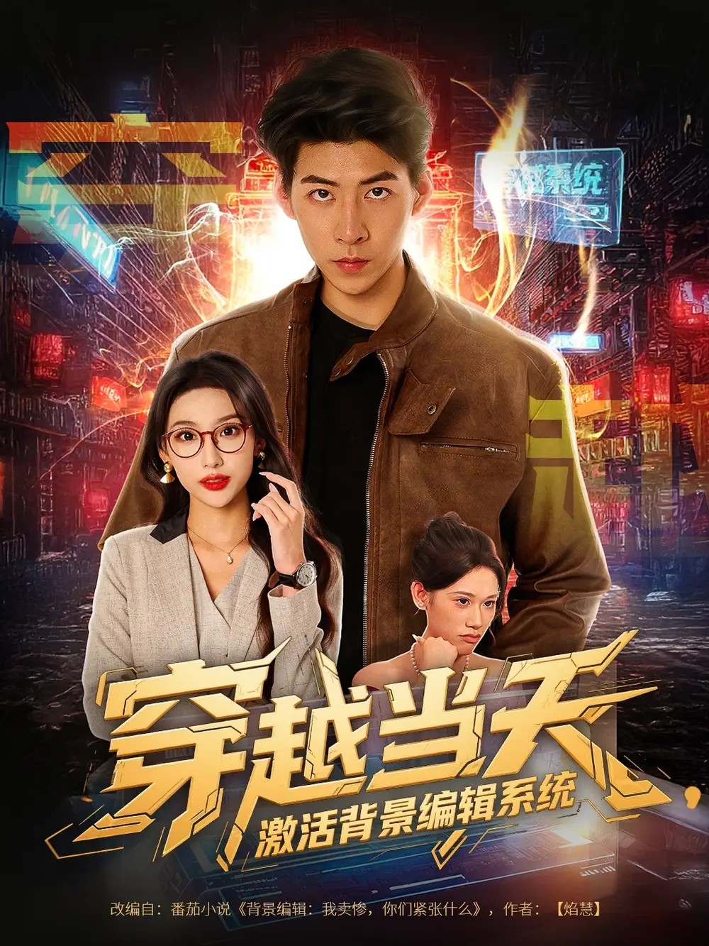 《穿越当天激活背景编辑系统（87集）》短剧全集免费在线看