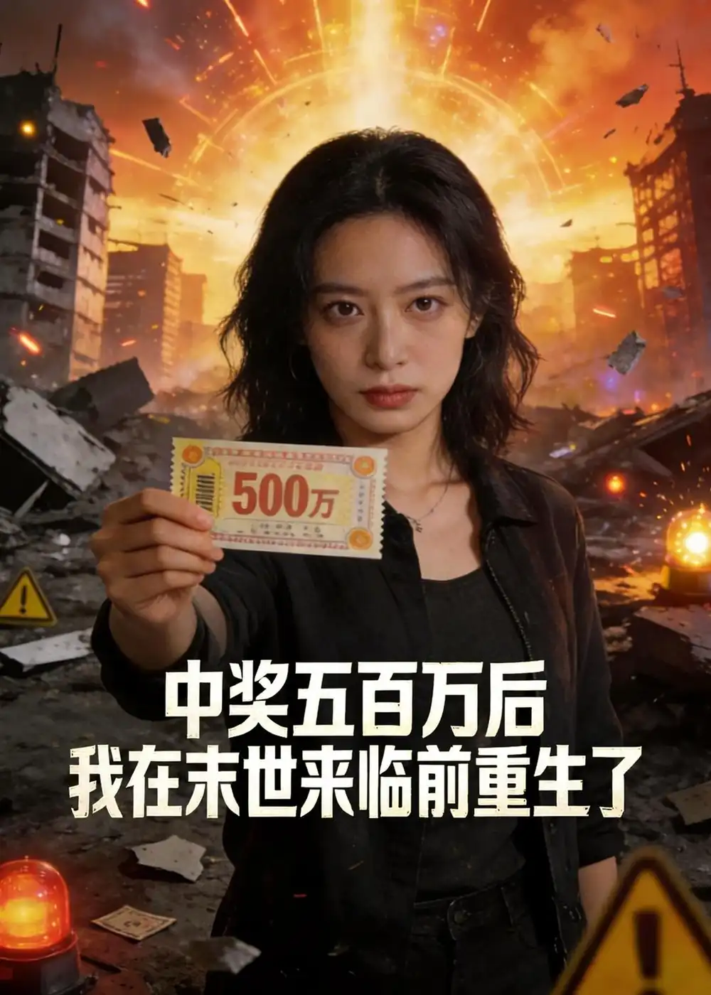 中奖五百万后我在末世来临前重生了（13集）Ai短剧
