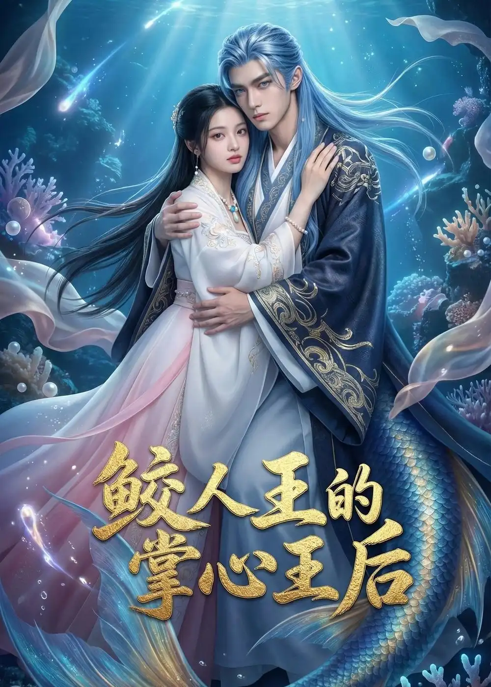 鲛人王的掌心王后（45集）Ai短剧