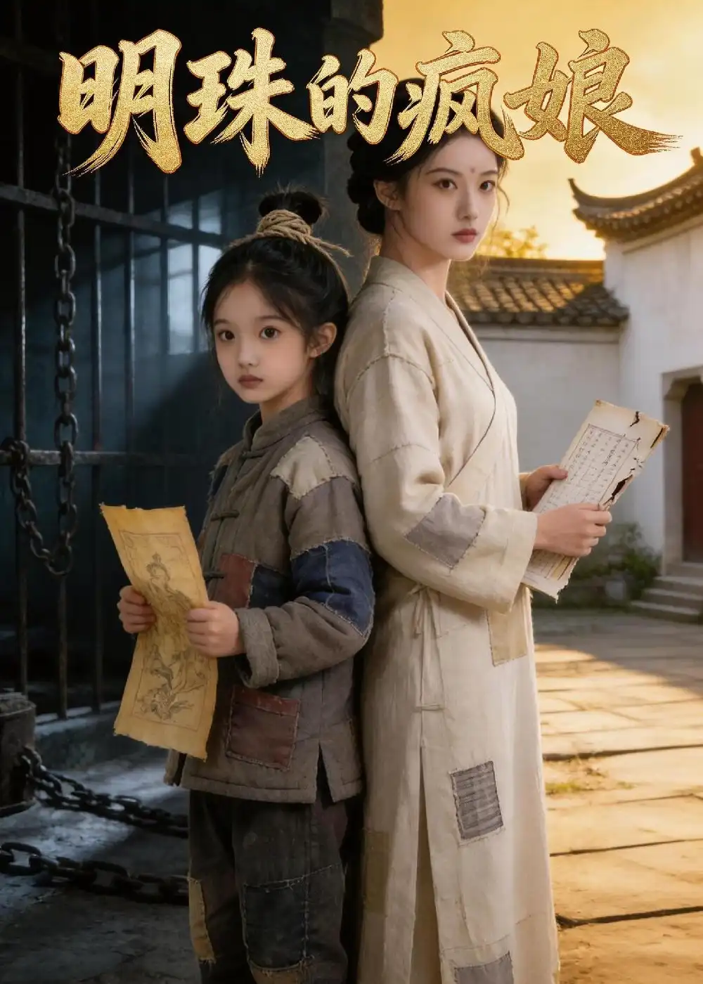 明珠的疯娘（60集）Ai短剧