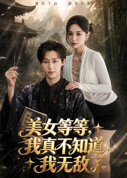 短剧《美女等等，我真不知道我无敌了（85集）刘家铭＆白钰》海报