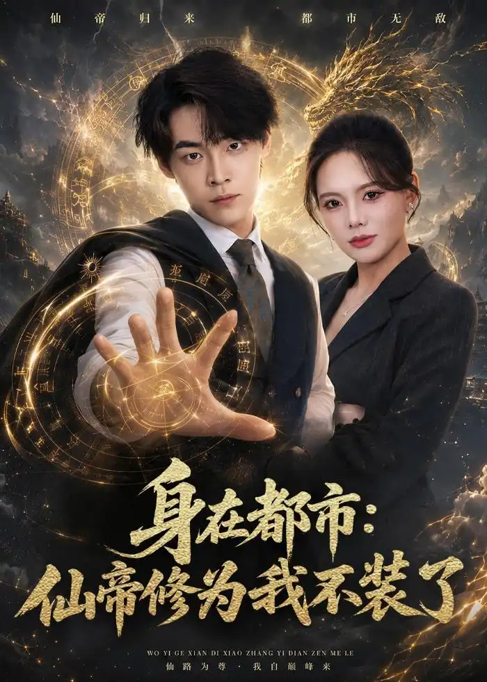 短剧《身在都市：仙帝修为我不装了（80集）朱哲人＆阿璃》海报