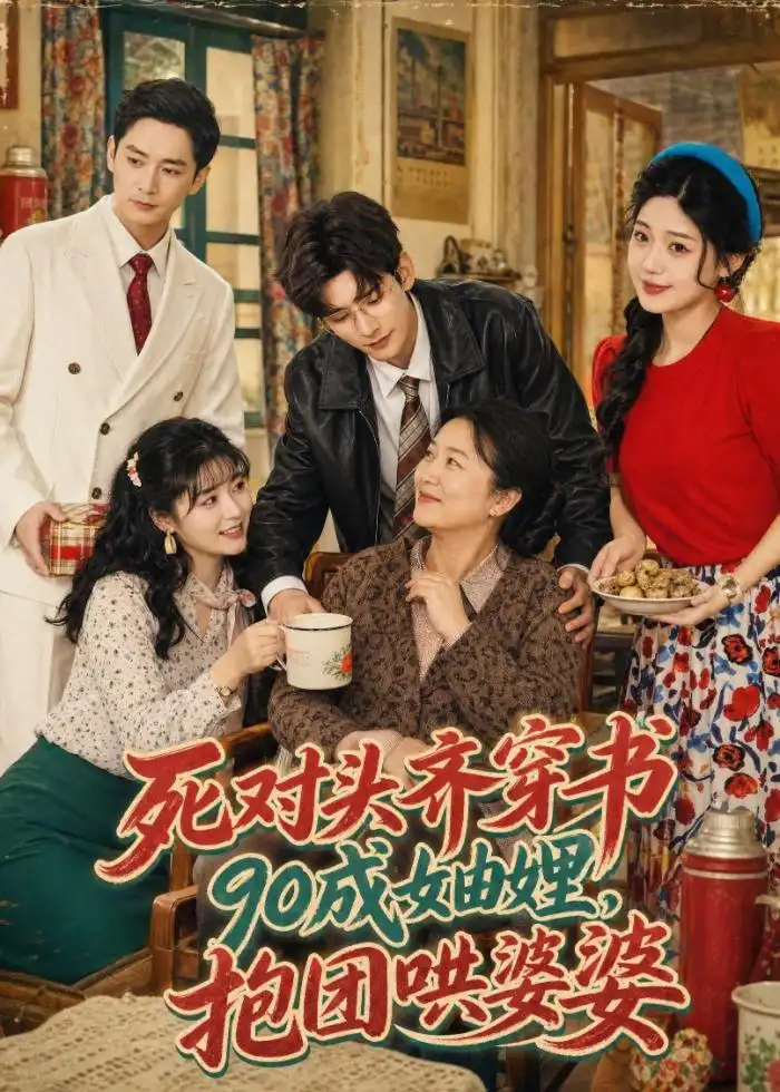 短剧《死对头齐穿书90成妯娌，抱团哄婆婆（80集）宗梦馨＆姜雨岑》海报