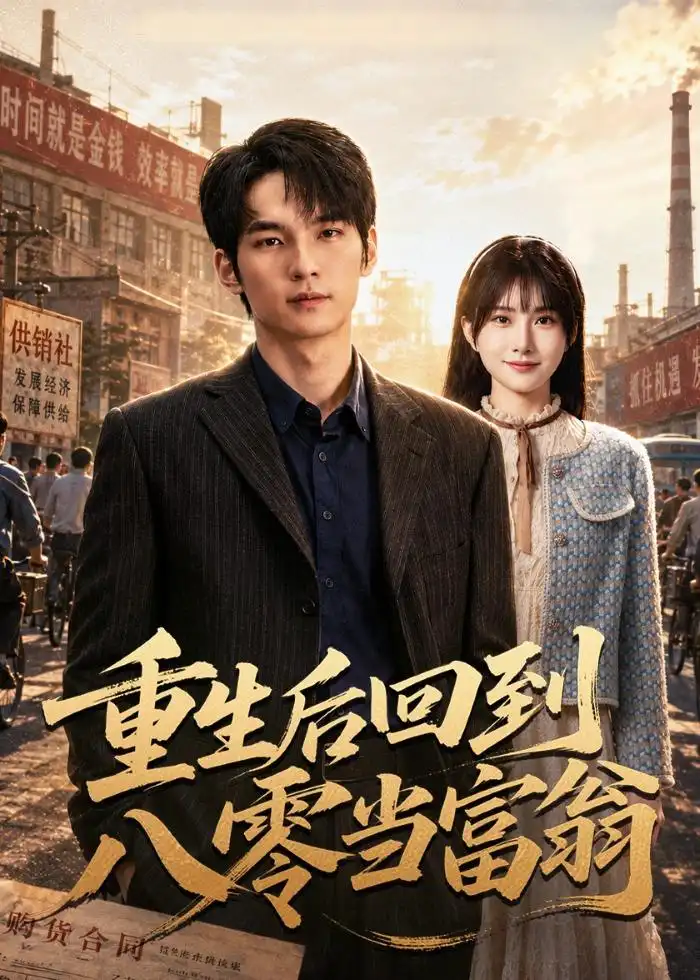 短剧《重生后回到八零当富翁（80集）王浩＆范子榆》海报