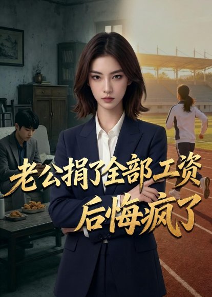 短剧《老公捐了全部工资后悔疯了(55集)AI短剧》海报