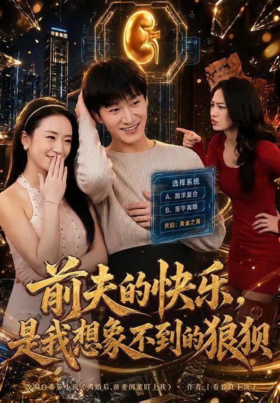 短剧《前夫的快乐,是我想象不到的狼狈(73集)李乐川&张怡含》海报