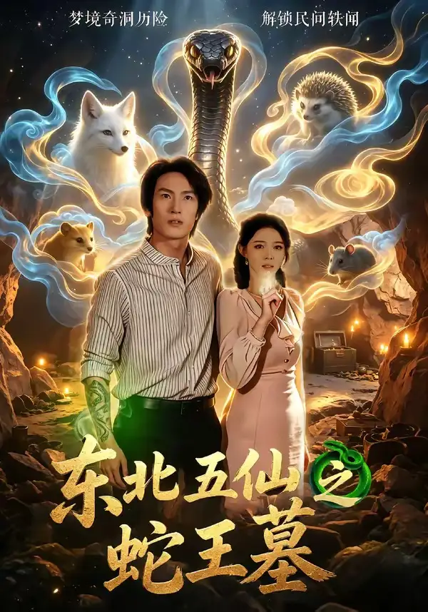 短剧《东北五仙之蛇王墓(55集)王禹桐&张姝婧》海报
