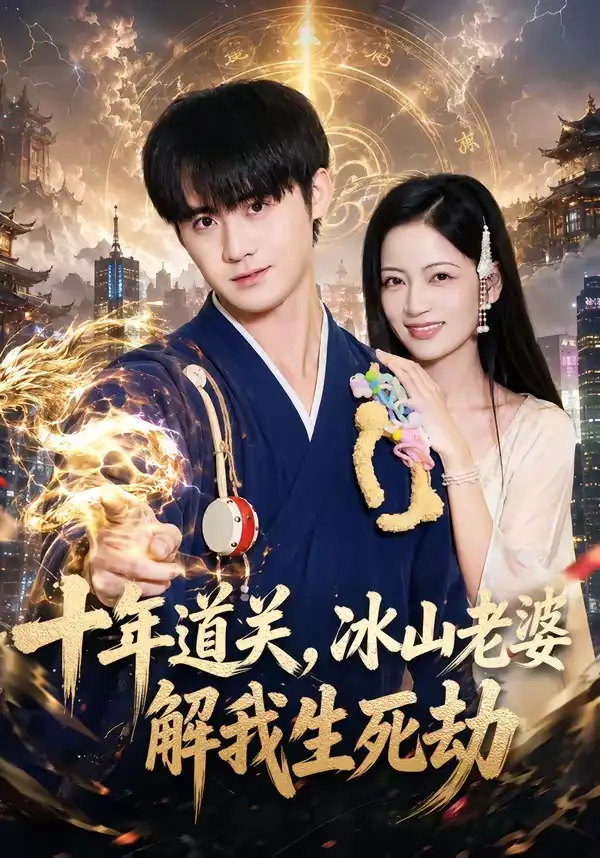 短剧《十年道关,冰山老婆解我生死劫(81集)李梓&孟天音》海报