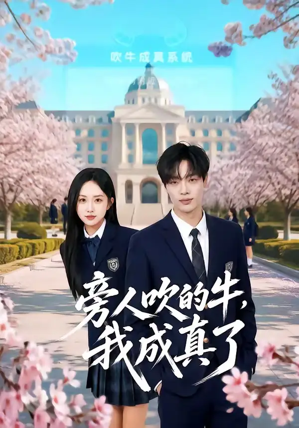 短剧《旁人吹的牛，我成真了（76集）曾俊凯＆王嘉熙＆王锐》海报
