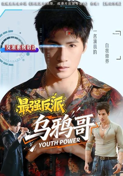 短剧《最强反派乌鸦哥(76集)杨阳&何琢言》海报