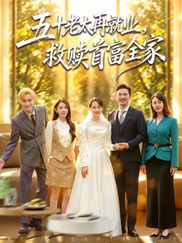 短剧《五十老太再就业,救赎首富全家(61集)邬倩&吴城伟》海报