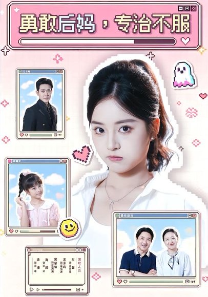 短剧《勇敢后妈,专治不服(71集)左馨&龙泽鸣》海报