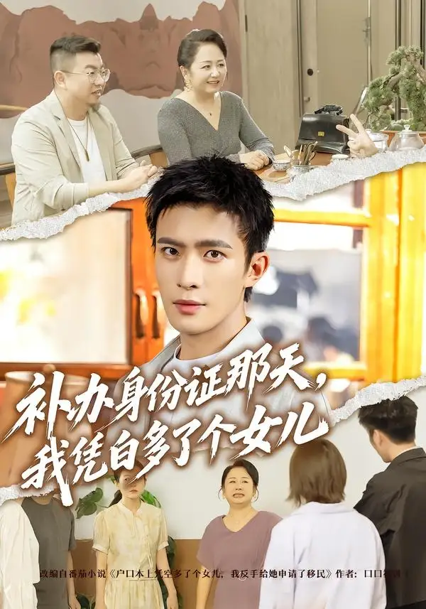 短剧《补办身份证那天,我凭白多了个女儿(40集)鲍李宁&崔佳》海报