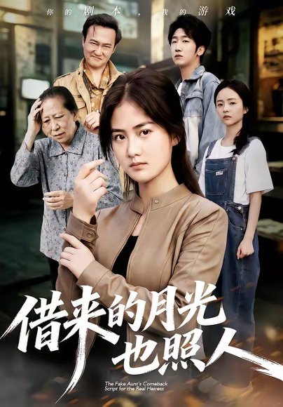 短剧《借来的月光也照人(64集)张灿&龚涛》海报