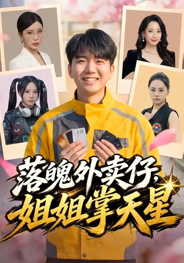 短剧《落魄外卖仔,姐姐掌天星(80集)王晨曦&宗白铧》海报