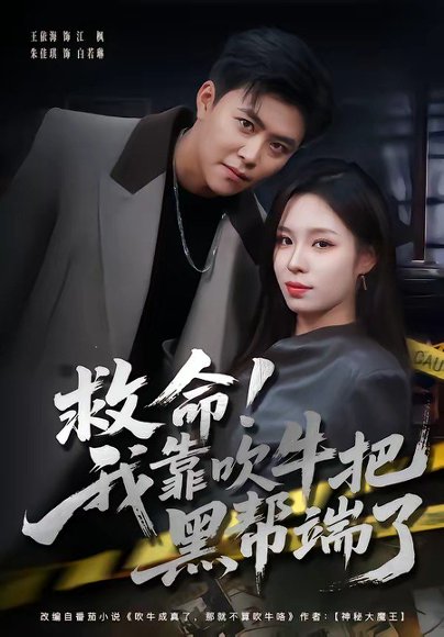 短剧《救命!我靠吹牛把黑帮端了(79集)朱佳琪&王依海》海报