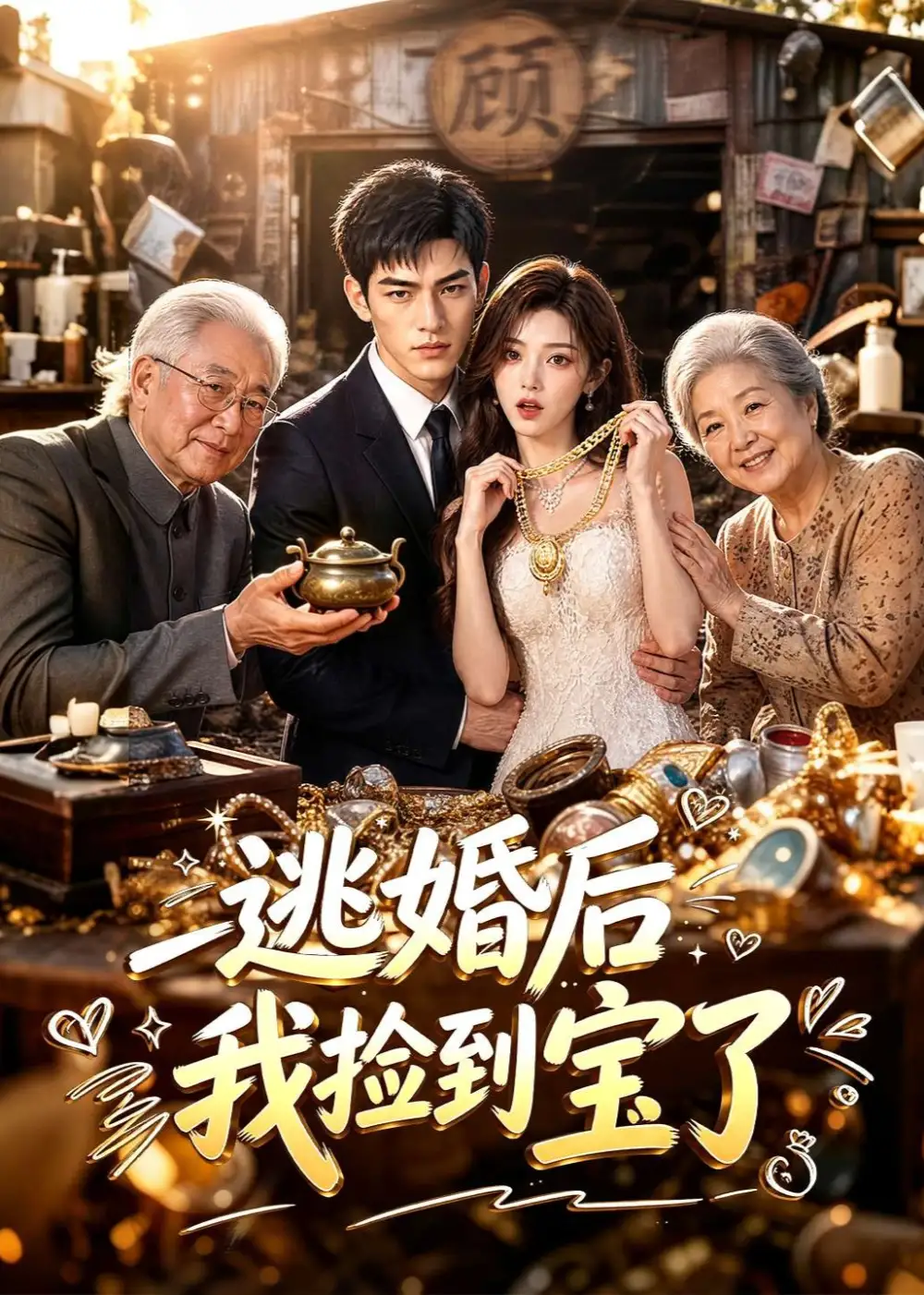 短剧《逃婚后我捡到宝了 (35集)》海报
