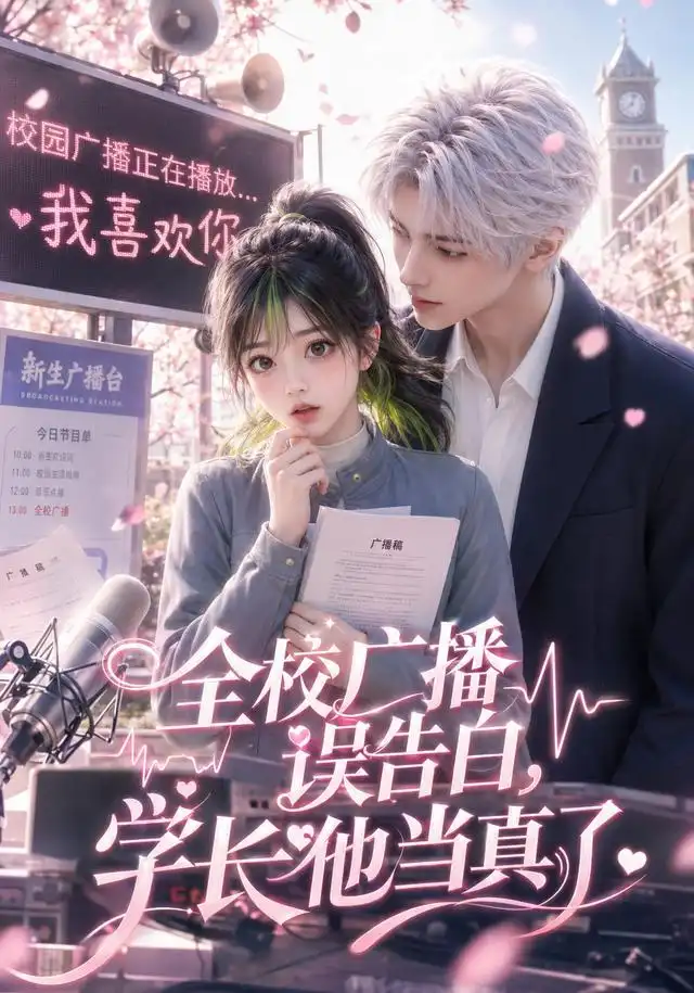 短剧《全校广播误告白学长他当真了 (42集)》海报