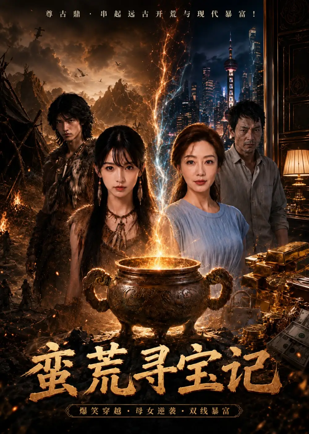 短剧《蛮荒寻宝记 (64集)》海报