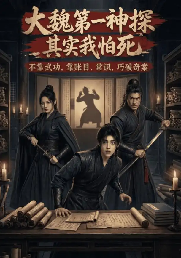 短剧《大魏第一神探其实我怕死 (47集)》海报
