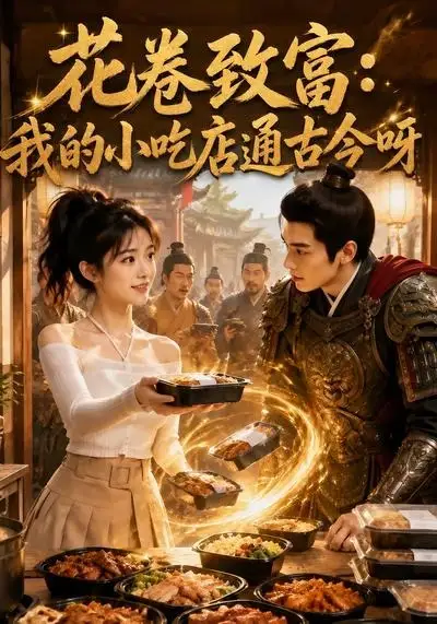 短剧《花卷致富我的小吃店通古今呀 (80集)》海报
