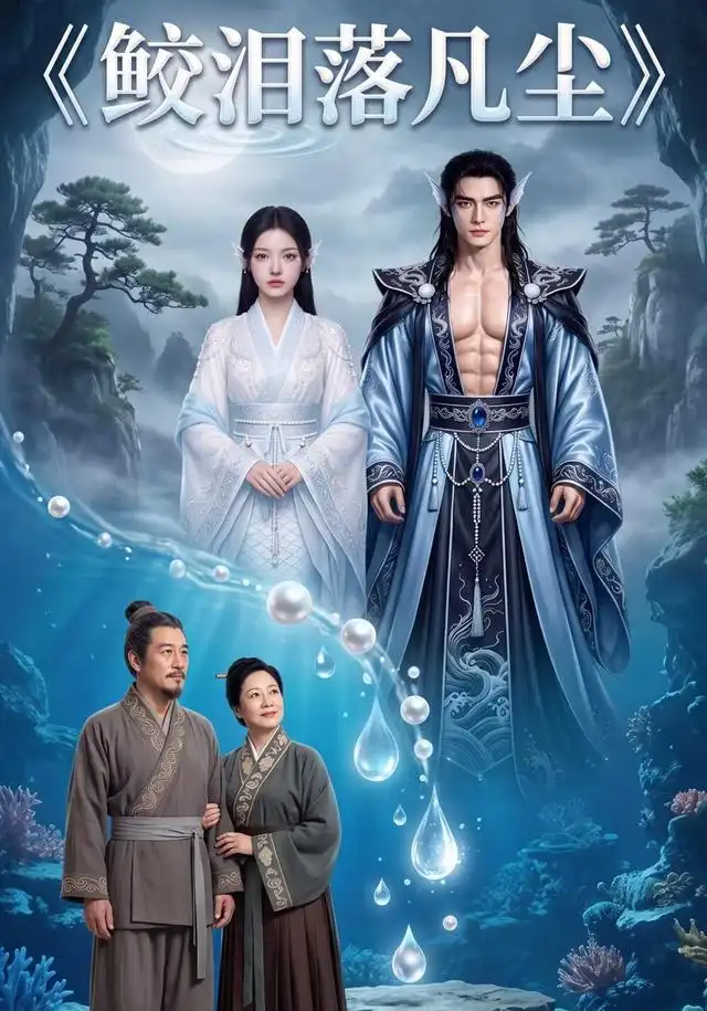 短剧《鲛泪落凡尘 (32集) AI短剧》海报