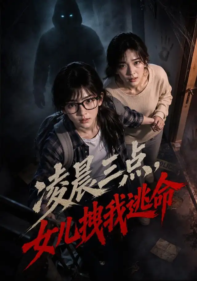 短剧《凌晨三点女儿拽我逃命 (44集) AI短剧》海报