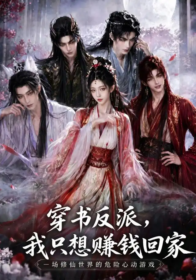 短剧《穿书反派我只想赚钱回家 (60集)》海报