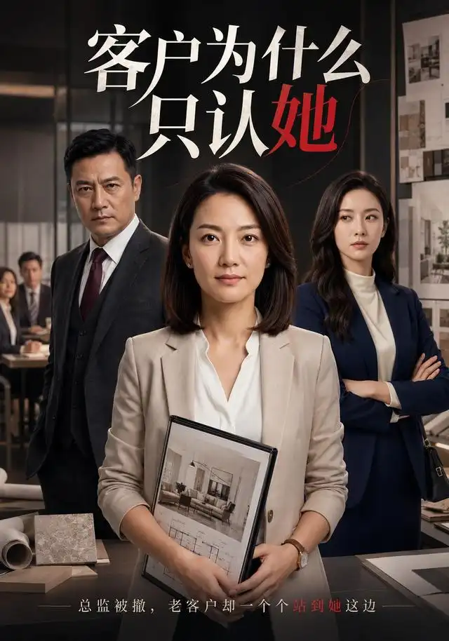 短剧《客户为什么只认她 (56集) AI短剧》海报