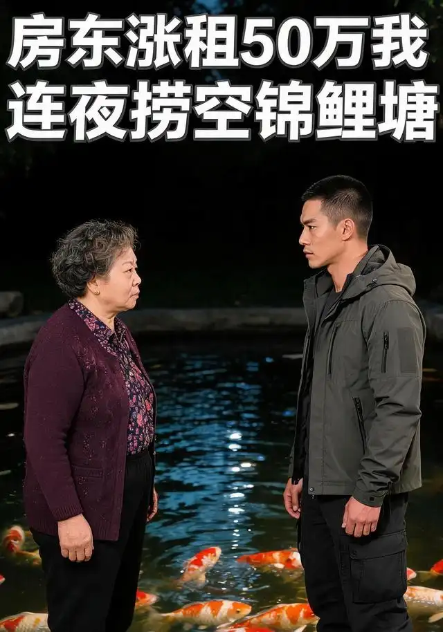短剧《房东涨租50万我连夜捞空锦鲤塘 (76集) AI短剧》海报