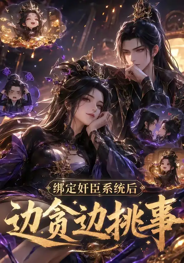 短剧《绑定奸臣系统后边贪边挑事 (98集)》海报