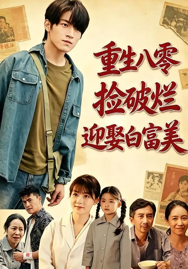 短剧《重生八零捡破烂迎娶白富美 (80集) 张宇轩&李慧敏》海报