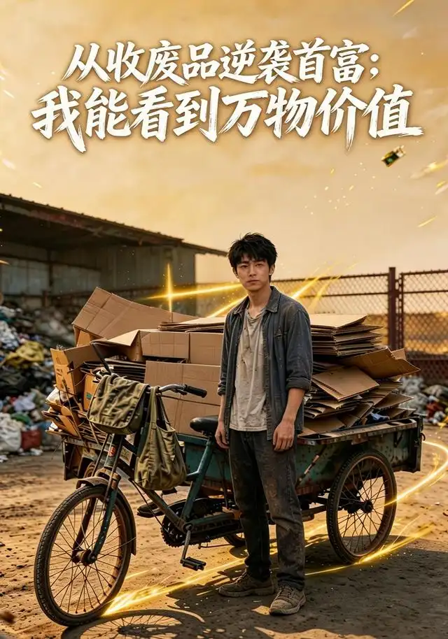 短剧《从收废品逆袭首富我能看到万物价值 (60集) AI短剧》海报