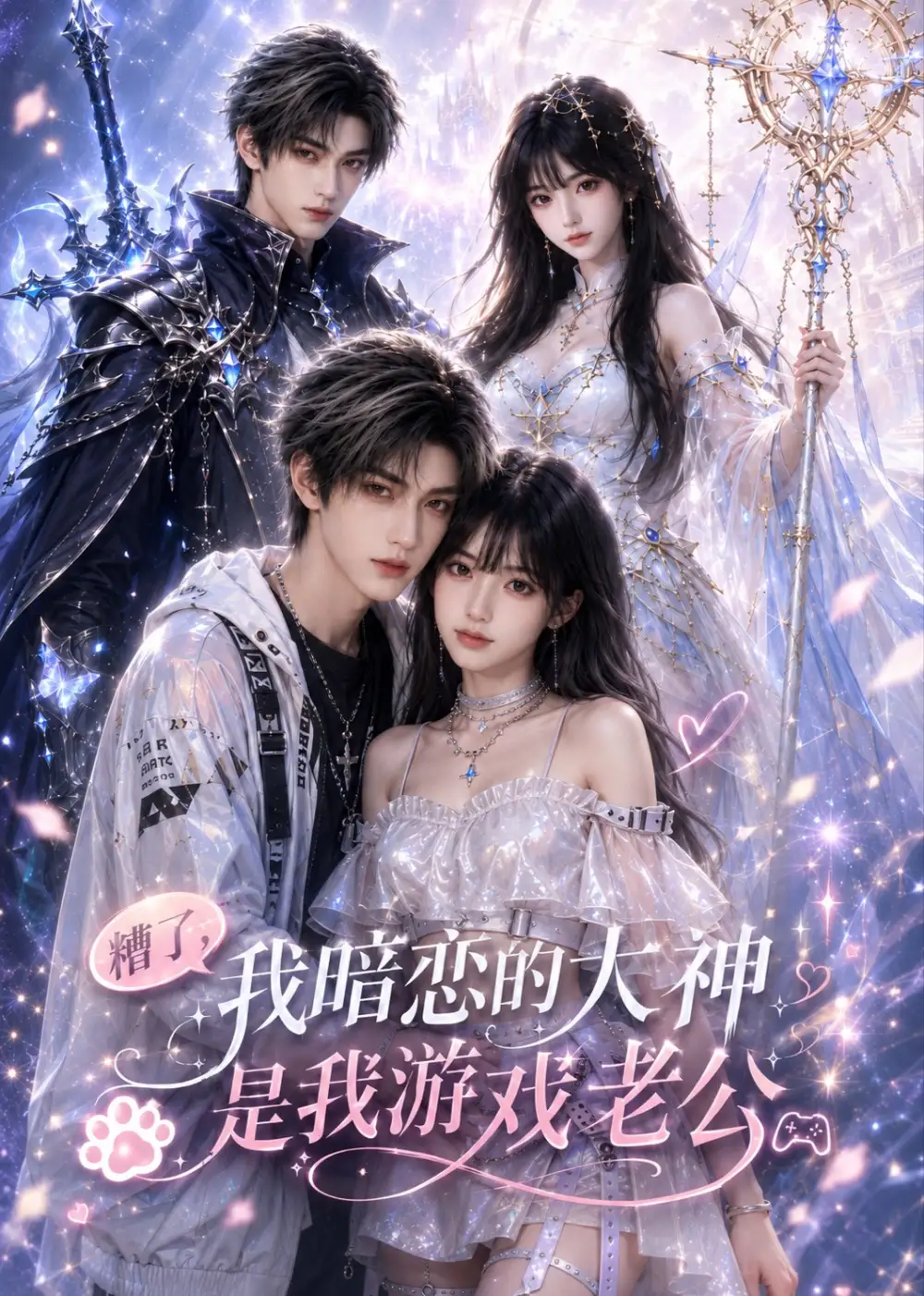 短剧《糟了我暗恋的大神是我游戏老公 (30集)》海报