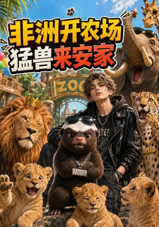短剧《非洲开农场猛兽来安家 (126集)》海报
