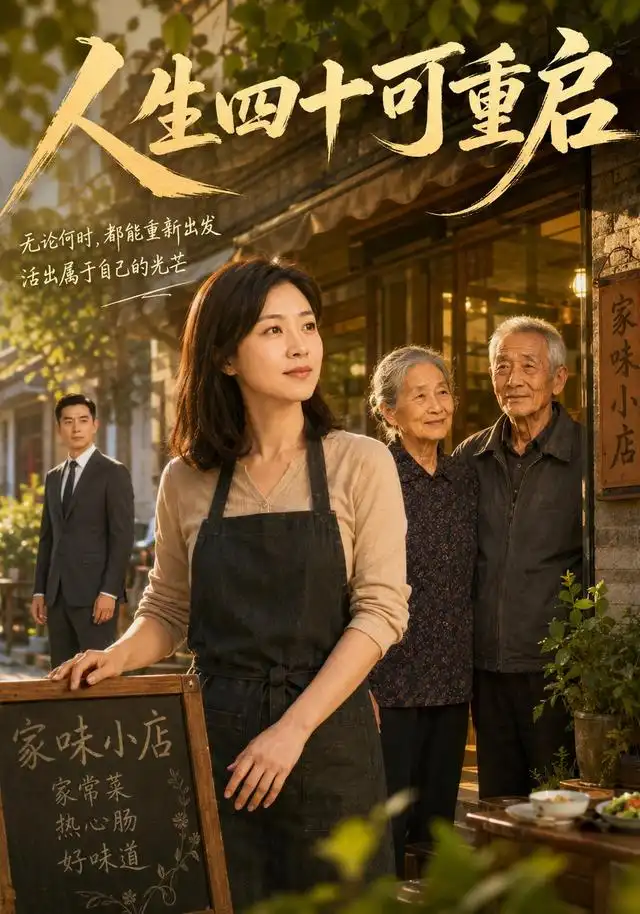 短剧《人生四十可重启 (54集) AI短剧》海报