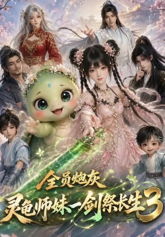 短剧《全员炮灰灵龟师妹一剑祭长生第三季 (118集)》海报