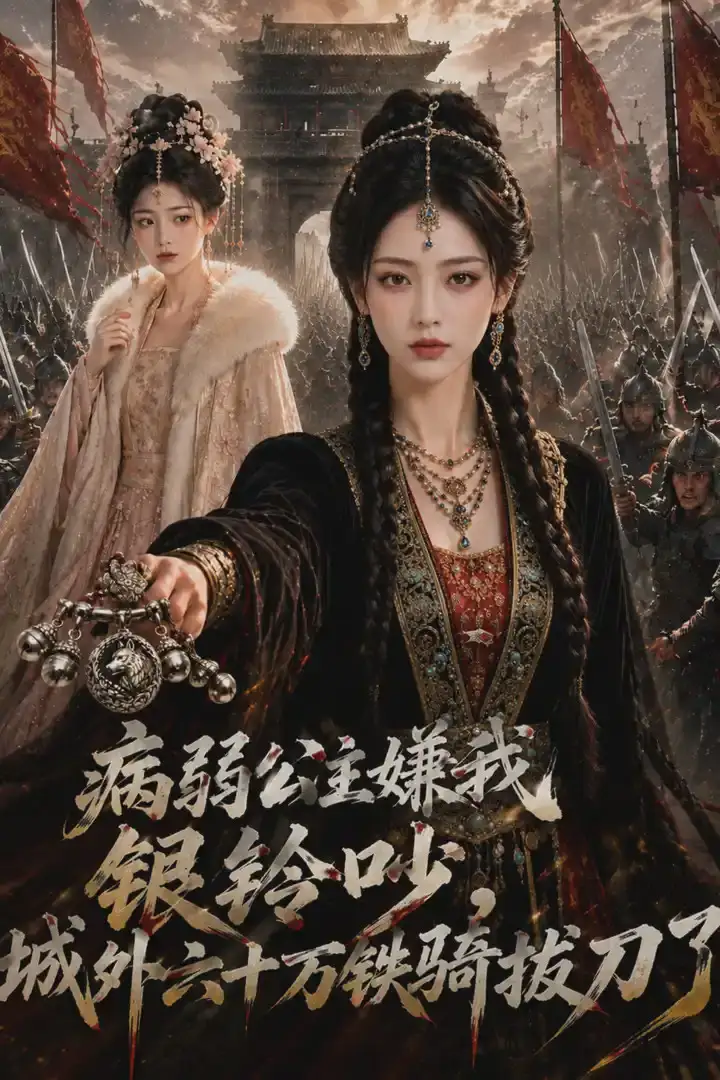 短剧《病弱公主嫌我银铃吵城外六十万铁骑拔刀了 (63集)》海报