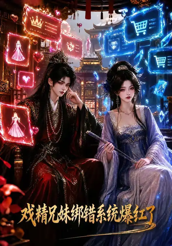 短剧《戏精兄妹绑错系统爆红了 (118集)》海报