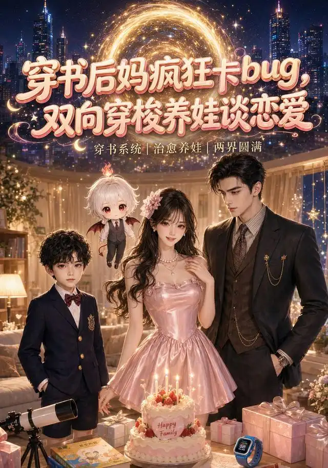 短剧《穿书后妈疯狂卡bug双向穿梭养娃谈恋爱 (40集)》海报