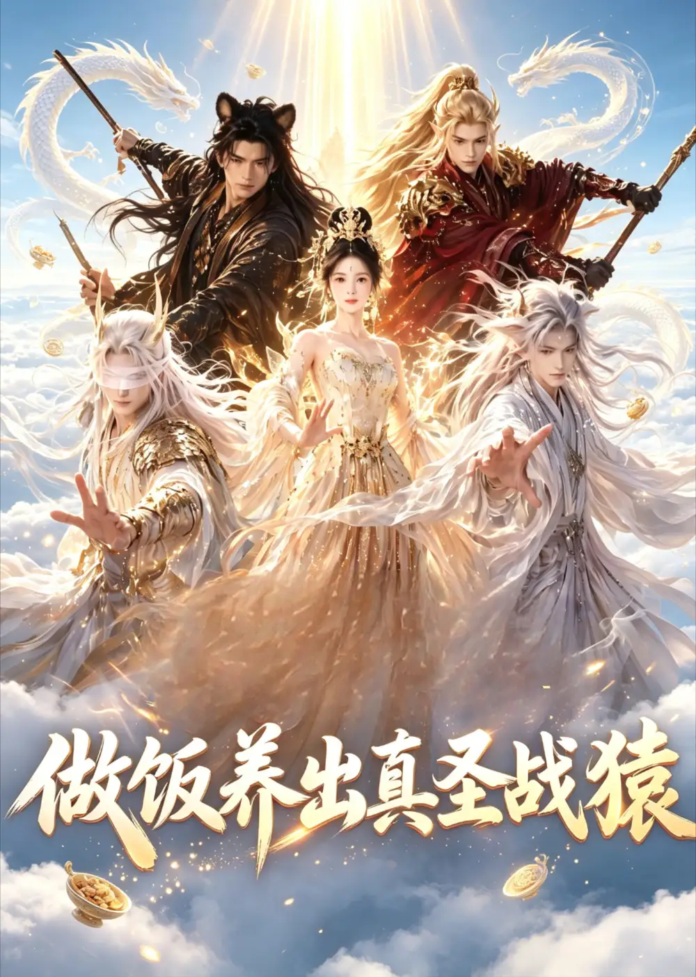 短剧《做饭养出真圣战猿 (52集)》海报
