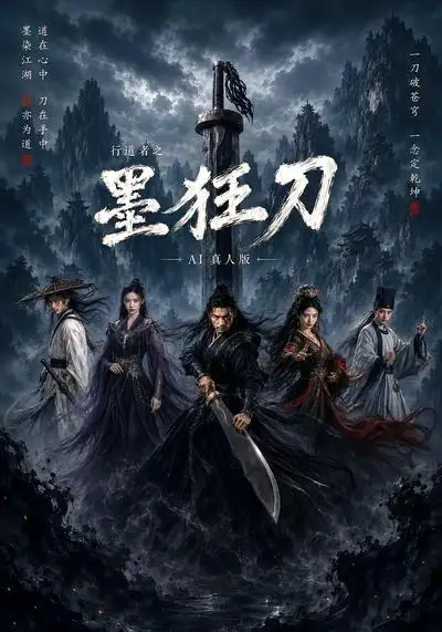 短剧《行道者之墨狂刀AI真人版 (68集)》海报
