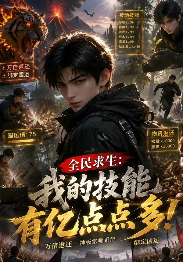 短剧《全民求生我的技能有亿点点多 (84集)》海报