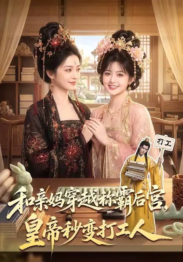 短剧《和亲妈穿越称霸后宫皇帝秒变打工人 (80集)》海报