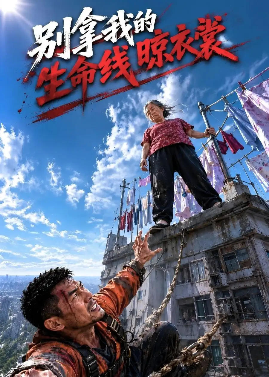 短剧《别拿我的生命线晾衣裳 (53集) AI短剧》海报