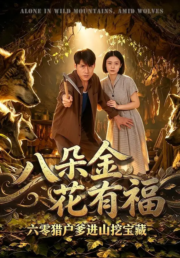 短剧《八朵金花有福六零猎户爹进山挖宝藏 (83集) 张宇翔&高岫楠&武伟》海报