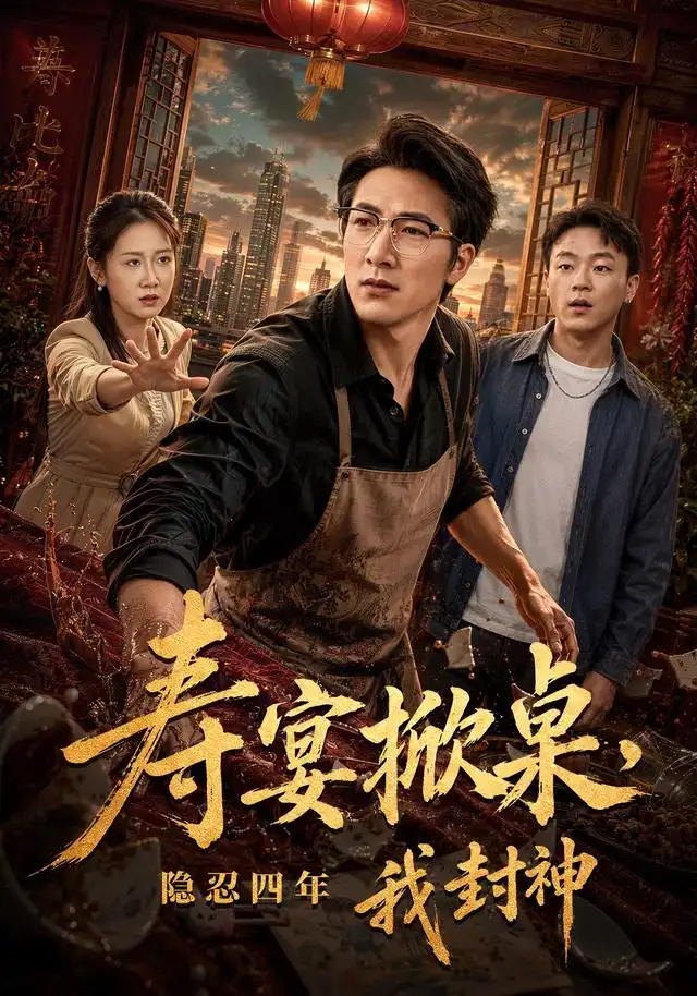 短剧《寿宴掀桌隐忍四年我封神 (80集) 商琪&侯青念&孙嘉欣》海报