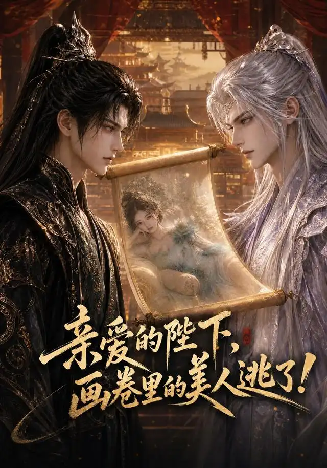 短剧《亲爱的陛下画卷里的美人逃了 (110集)》海报